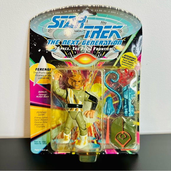 Star Trek The Next Generation FERENGI Profit-taking Pirate 1992 Playmates NEW - Picture 2 of 8
